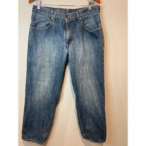 Levi's SilverTab Med Wash Distressed Worn Look Baggy Jean